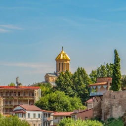 Overview of Tbilsii Old Town